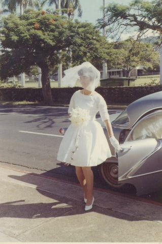 1960s wedding dress