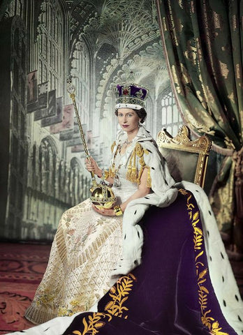 Queen Elizabeth II coronation day