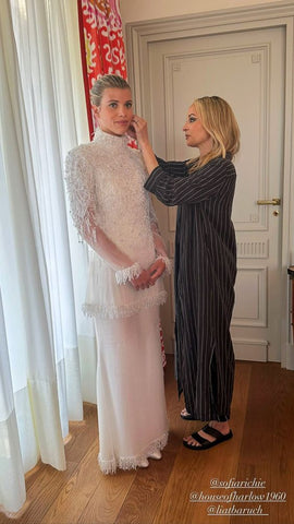 sofia richie and nicole richie in her wedding day jewellery