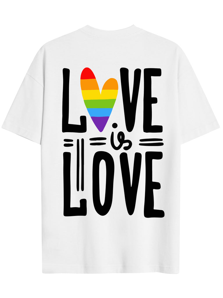 Spread Love LGBTQ T-Shirt – Hamburger Hänger