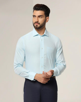 Formal Blue Check Shirt - Rango