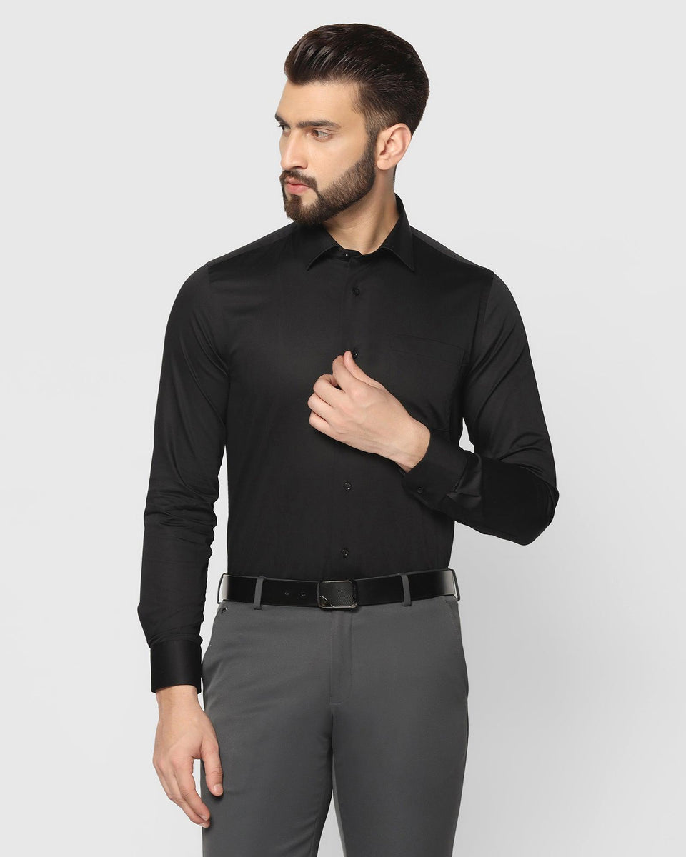 Formal Shirt In Black (Simble)