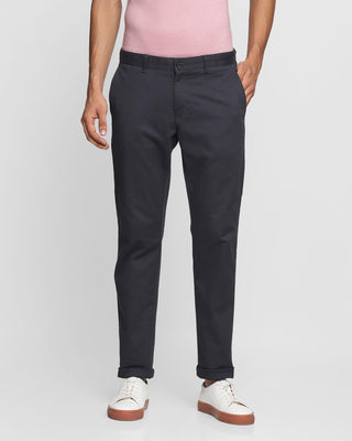 Slim Comfort B-95 Formal Charcoal Textured Trouser - Cairo