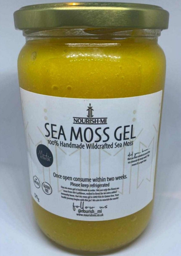 Sea Moss Gel - Turmeric & Manuka Honey Infusion (570G) – Nourish Mi