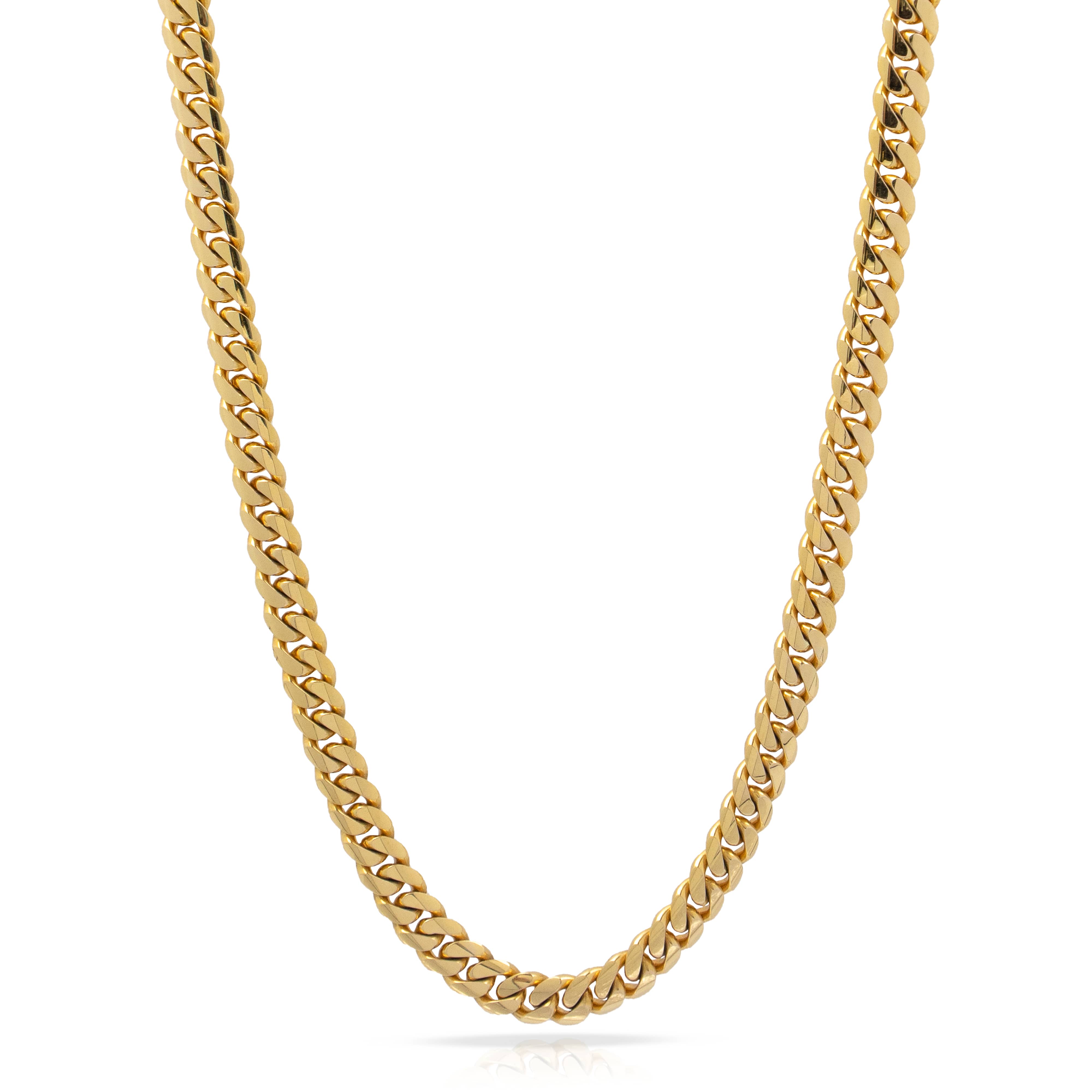 Solid Gold Cuban Link Chain- 11mm | GOLDZENN Jewelry