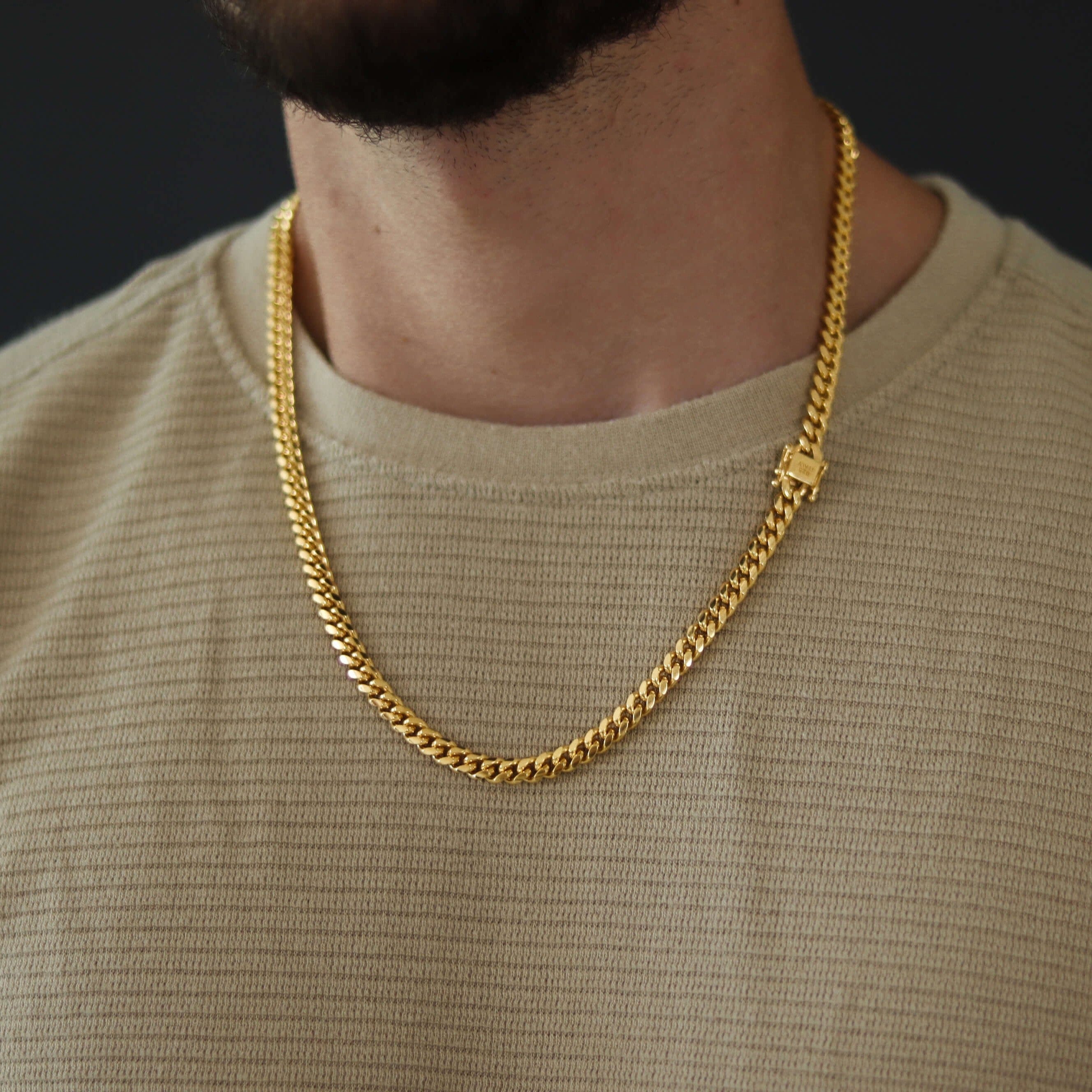7mm 14k Rose Gold Chain, Cuban Link Chain for Men, Rose Gold Cuban Curb  Link Necklace, 14k Men's Gold Chain -  Israel
