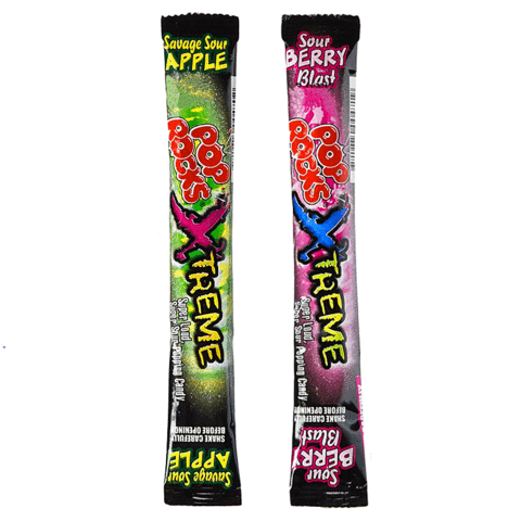 Pop Rocks Xtreme Sour Apple Popping Candy (7g)