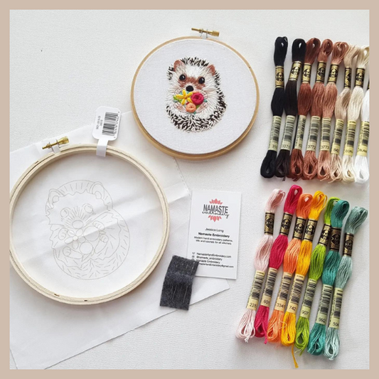 Cozy Harvest Beginner Embroidery Kit - The Wandering Dragon Game Shoppe