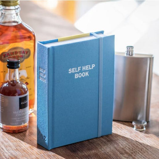 Personalised Self Help Book With Hidden Flask