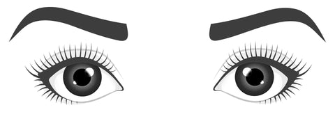 Rounded eyes - Flicker lash style guide - How to choose lashes to suit your eyes