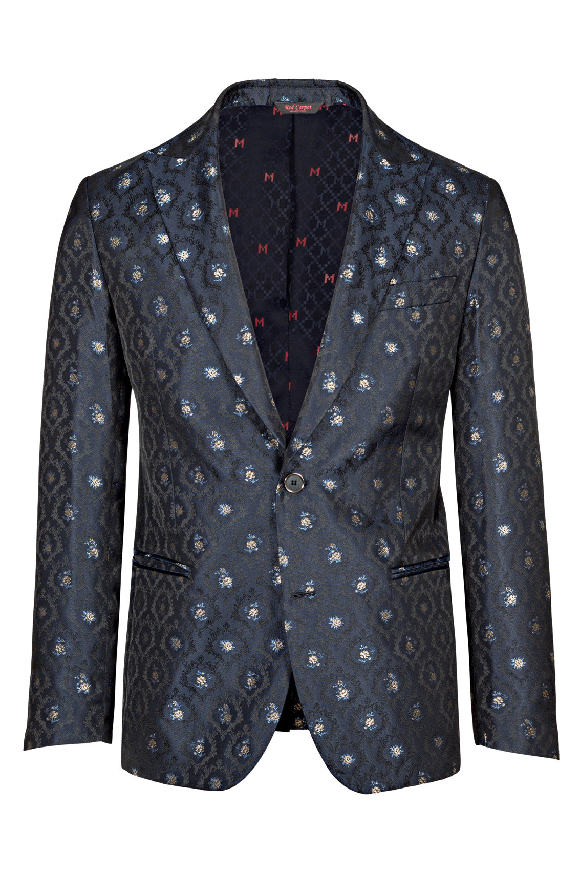 Floral Brocade Red Carpet Jacket – MONTEZEMOLO