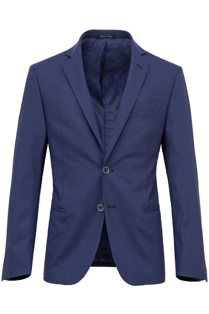 Faux-Uni Blue Stretch Wool Suit – MONTEZEMOLO