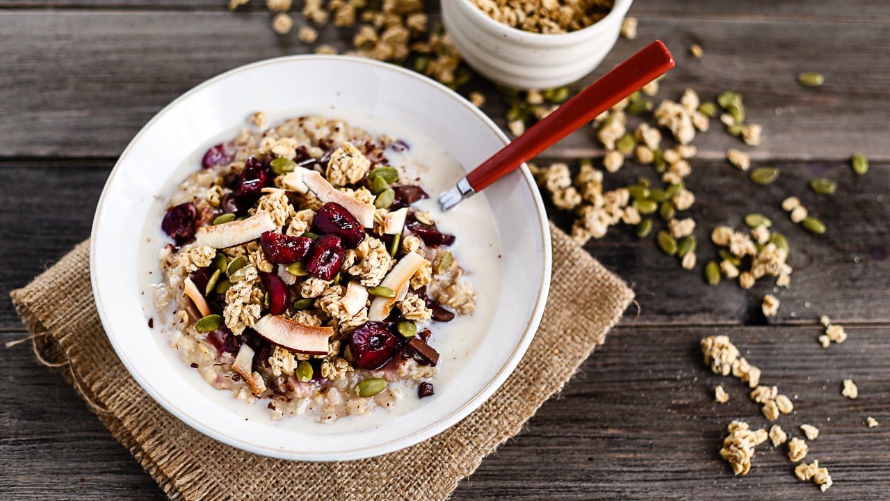 Chocolate Cherry Oatmeal