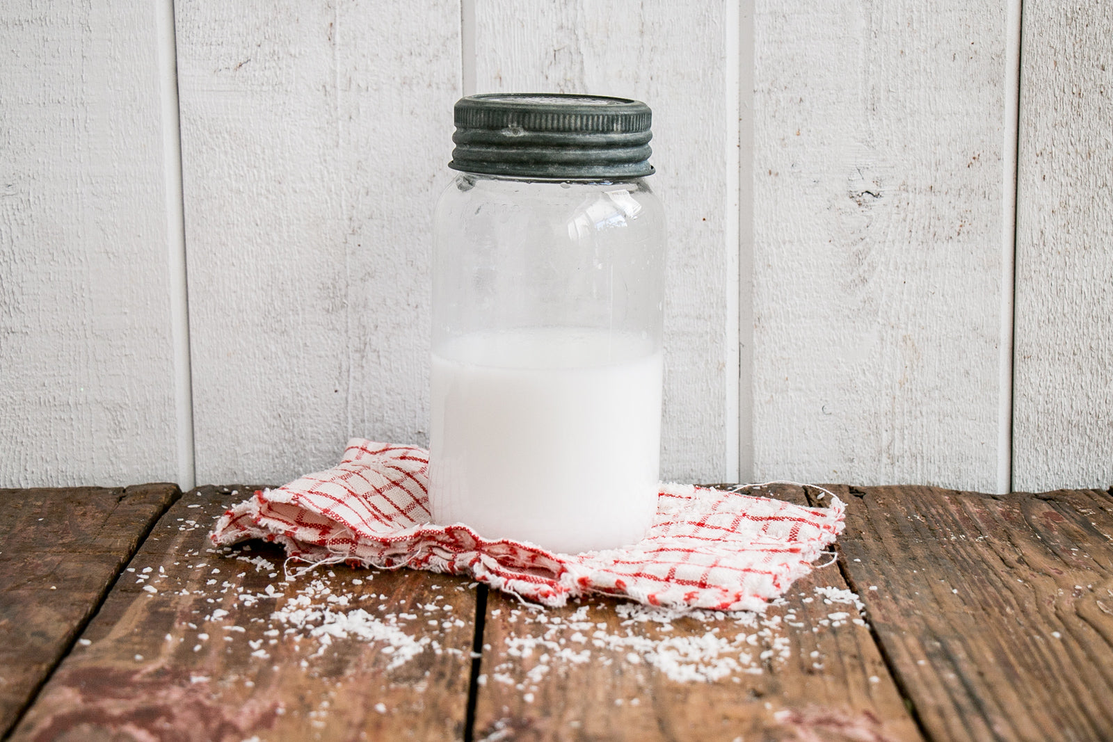 Lait de coco fait maison