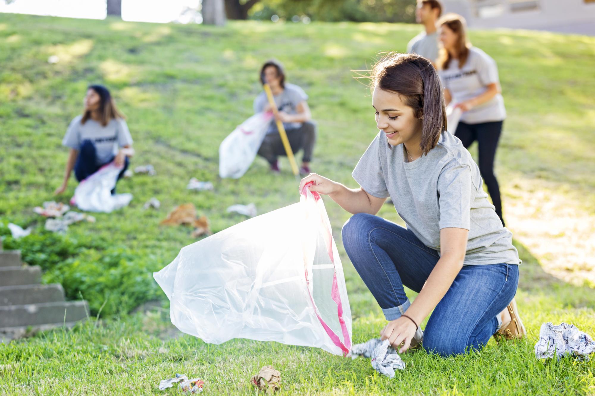 community litter pick up