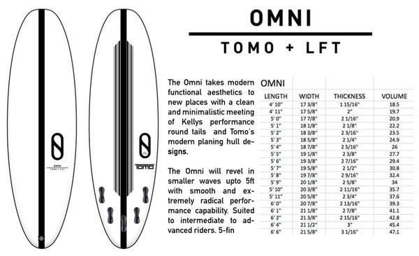 Kelly Slater designs tomo surfboards