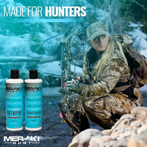 meraki hunt biotin shampoo and conditioner for women hunters