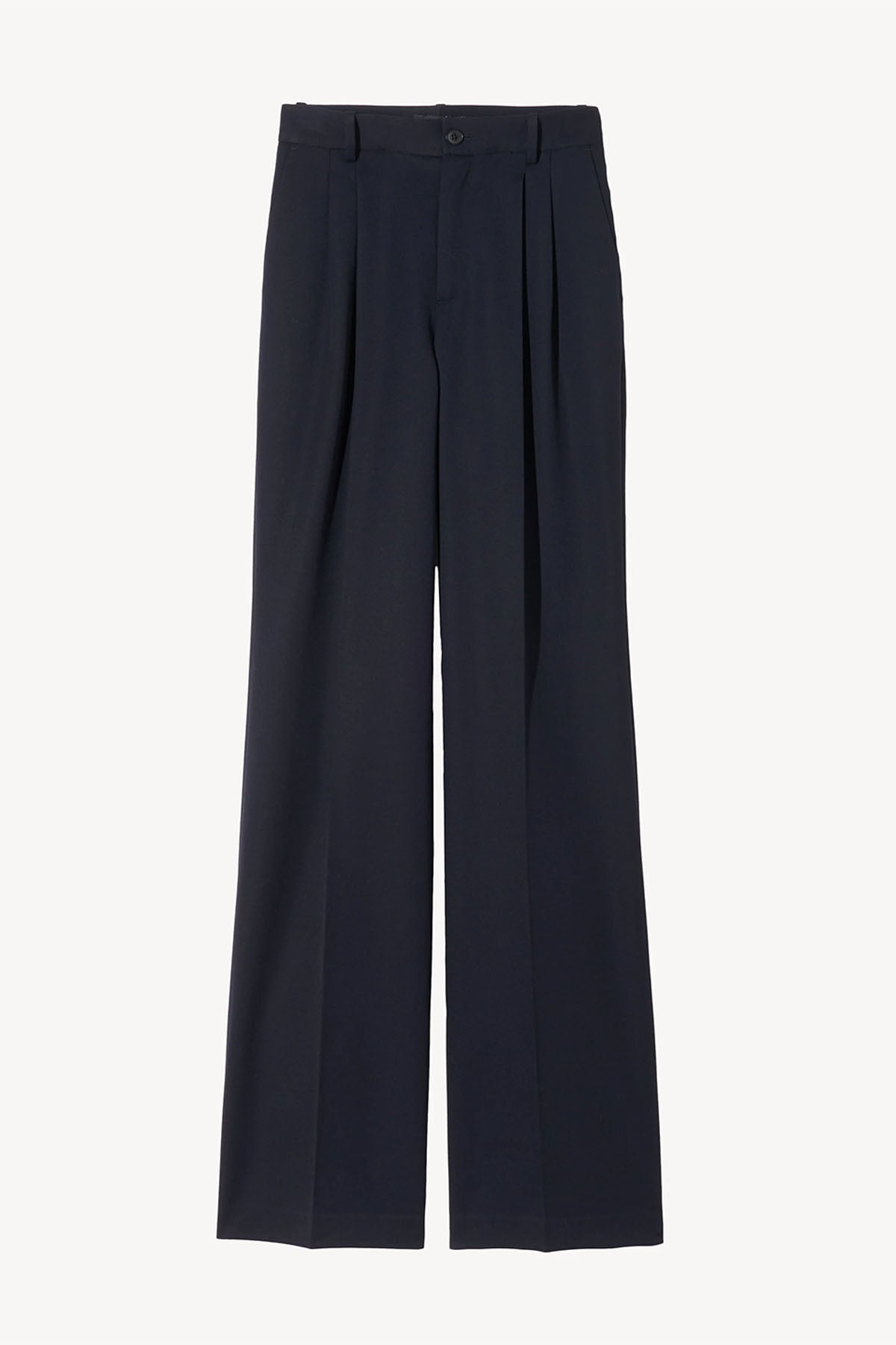 NILI LOTAN Corette Pant in Navy Pin Stripe