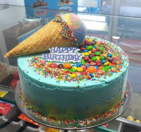 Birthday ice cream cake
