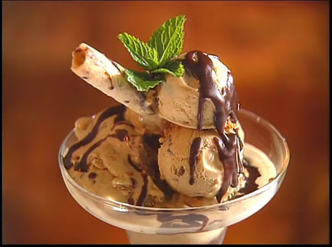 Chocolate boozy ice cream