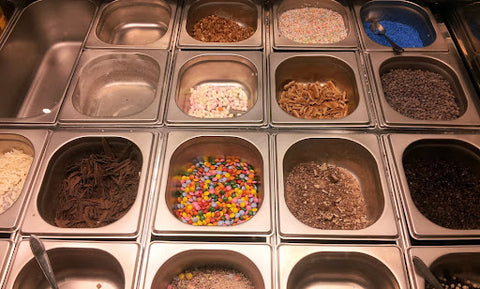 Array of toppings