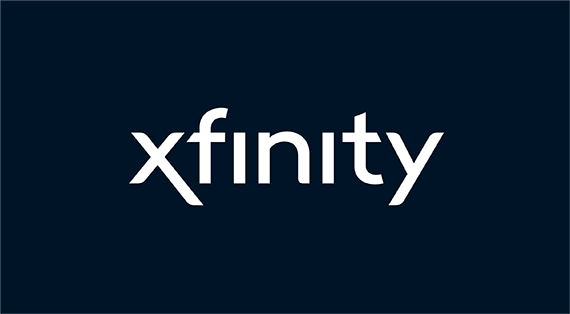 Xfinity, Spectrum, and Cox logos