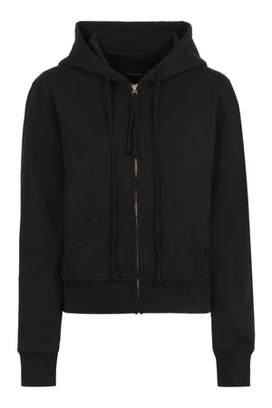 Callie full zip cotton hoodie-0