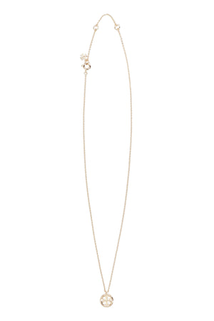 Gold-tone metal necklace-1