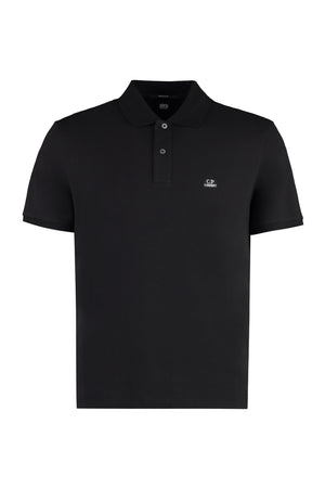 Cotton piqué polo shirt-0