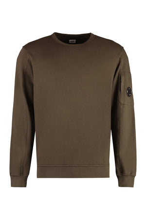 Cotton crew-neck sweatshirt-0