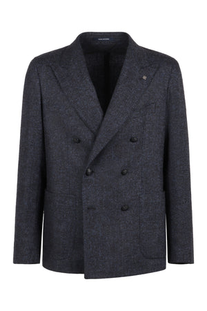 Montecarlo double-breasted wool blazer-0