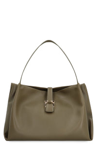 Leather tote