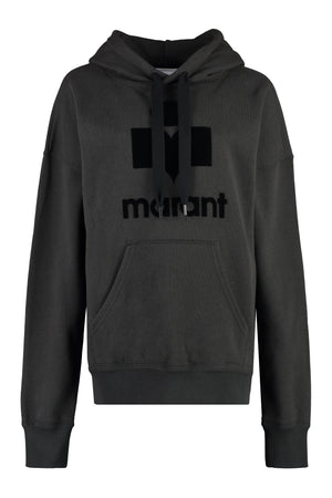 Mansel Logo cotton hoodie-0