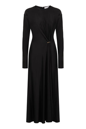 Stretch viscose dress-0