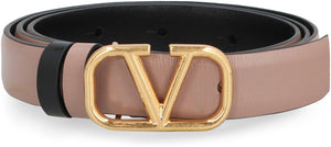 Valentino Garavani - reversible leather belt-1