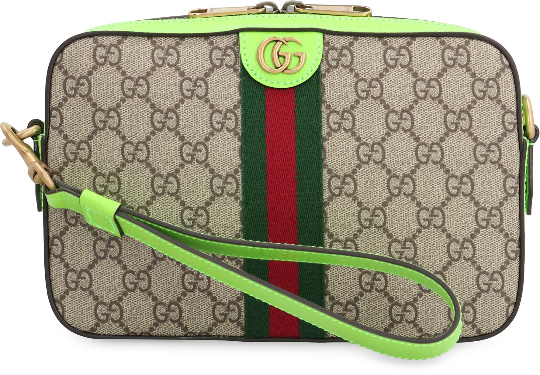 Gucci - Ophidia GG supreme fabric shoulder-bag Beige - The