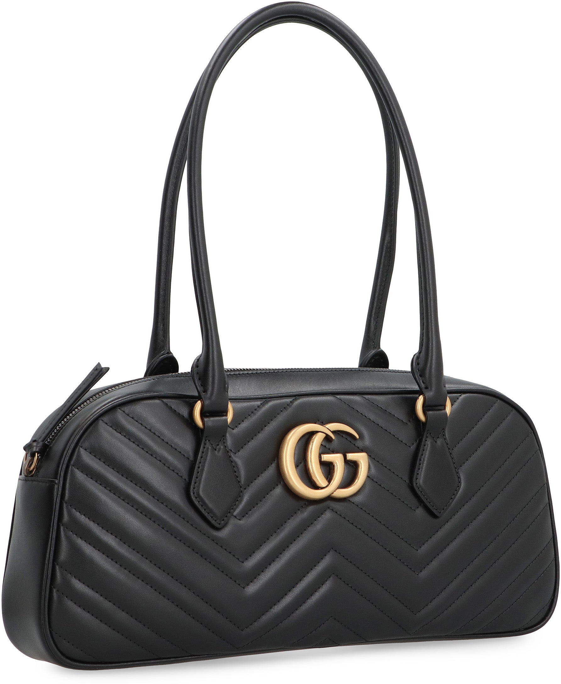 ショルダーバッグ・ポシェット GUCCI  Shoulder Bags Women Fabric Beige/Black GUCCI Small shoulder bag in beige and ebony GG fabric