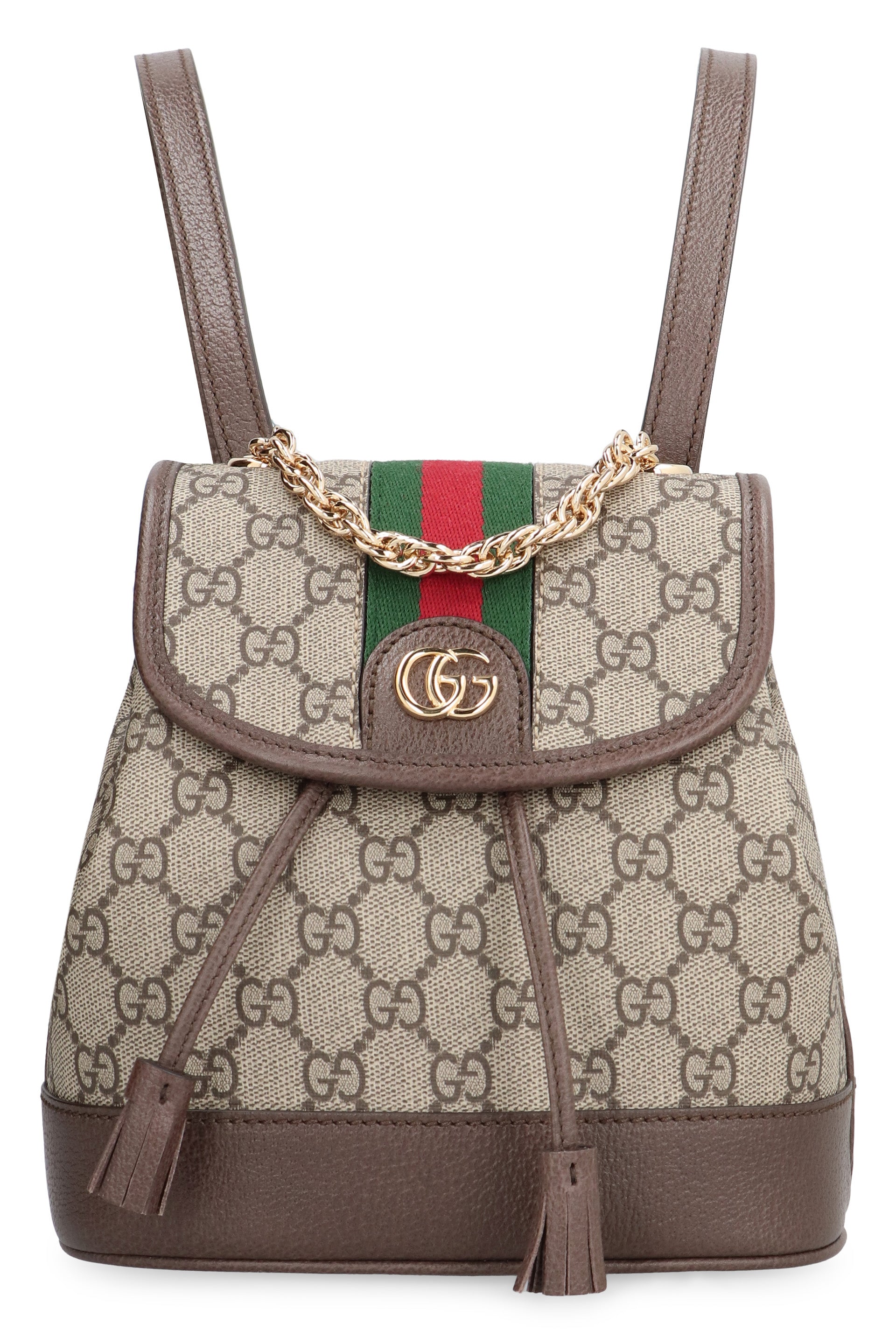 バックパック・リュック GUCCI OPHIDIA MINI BACKPACK Gucci - Mini Ophidia GG supreme fabric backpack Beige - The