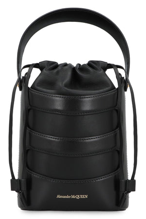 The Rise Mini leather bucket bag-1