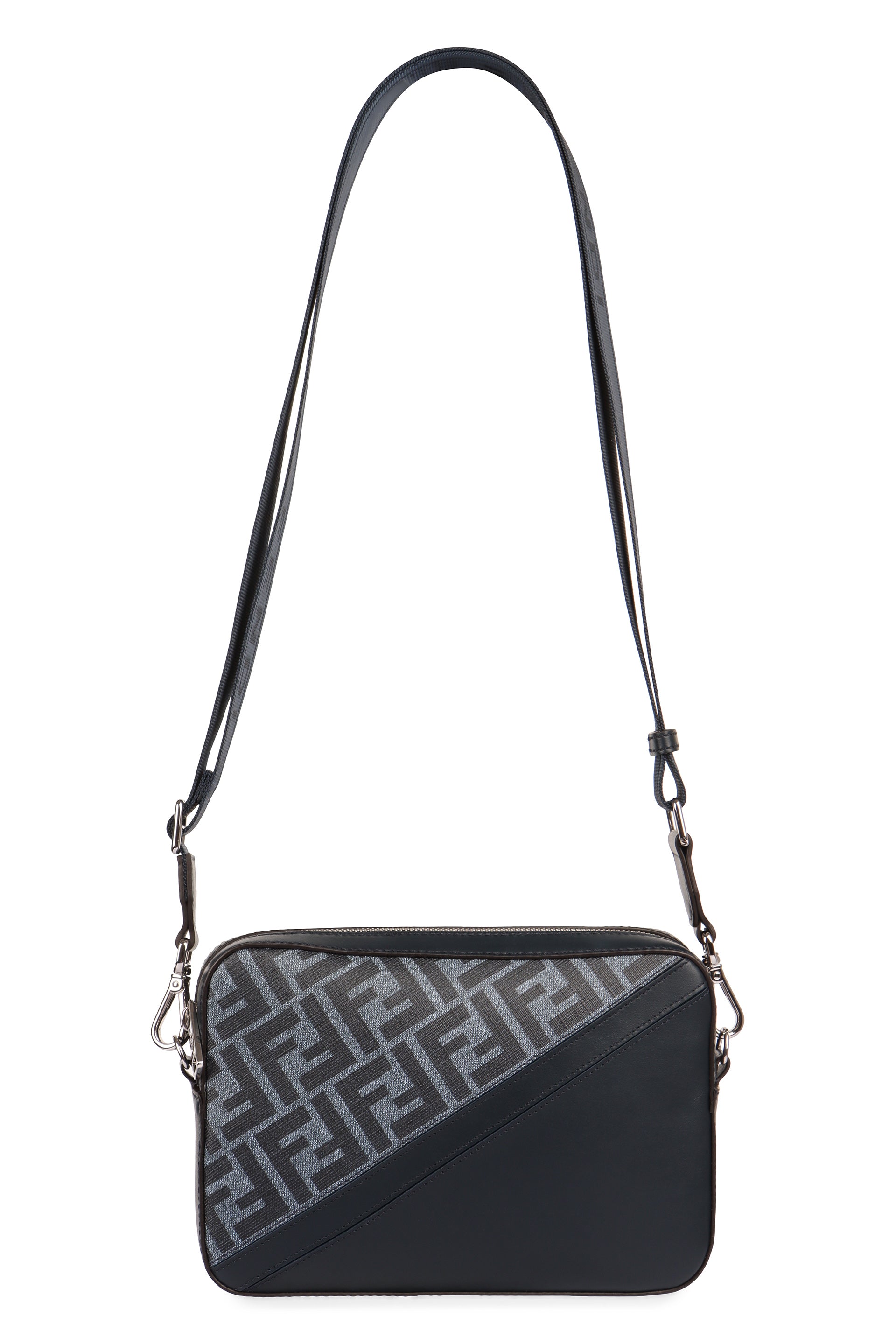 ■FENDI■ Diagonal Camera Crossback Blue 7M0286ASICF1O97 7M0 Fendi - Fendi Diagonal Camera case with logo blue - The Corner