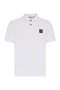 Cotton-piqué polo shirt