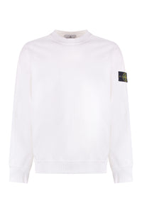 Cotton crew-neck sweatshirt