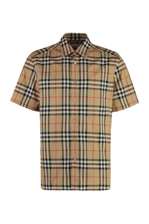 Checked cotton shirt-0