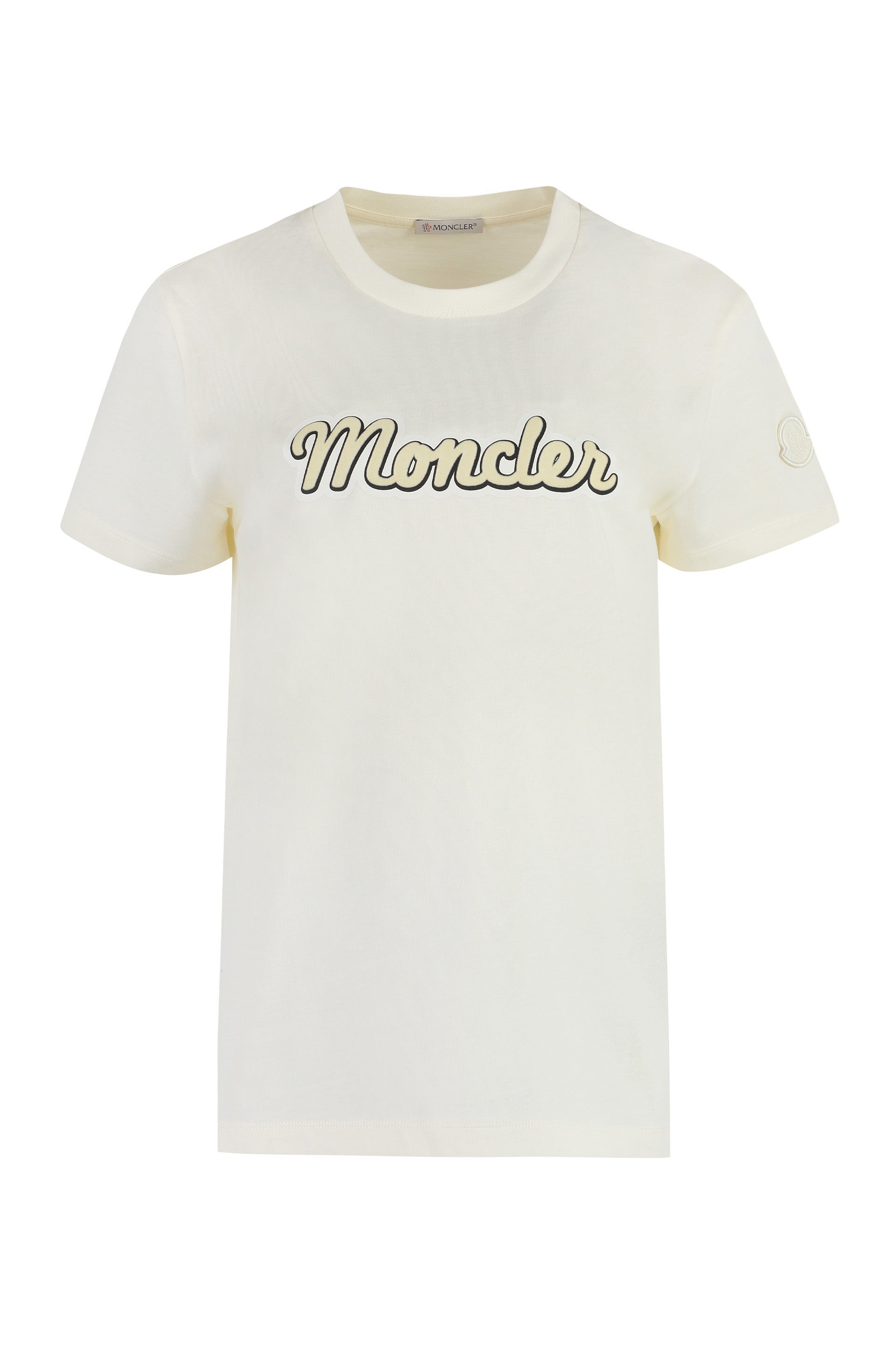 Tシャツ・カットソー Moncler Grenoble White Cotton T-Shirt Moncler Grenoble logo-print T-shirt | White | FARFETCH