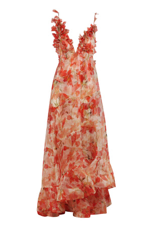 Tranquillity printed organza gown-0