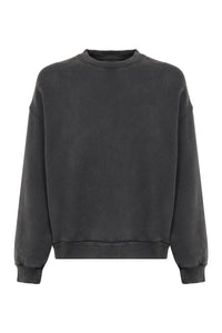 Typo cotton crew-neck sweatshirt