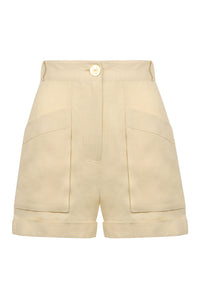 Ashraf linen shorts