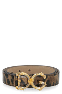 DG buckle leather belt