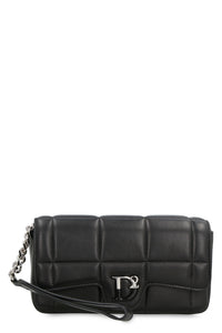 D2 Statement leather clutch