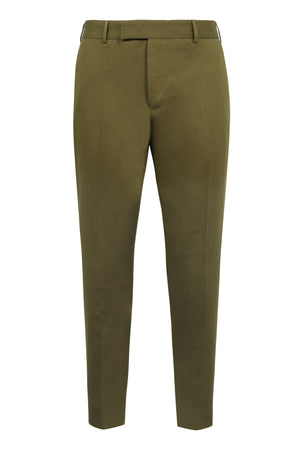 Cotton-linen trousers-0